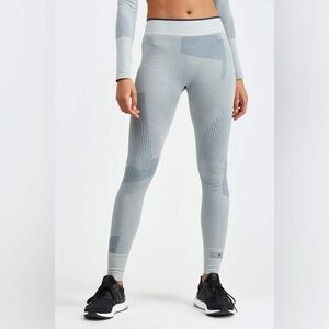 adidas by Stella McCartney Light Gray Ribbed Leggings